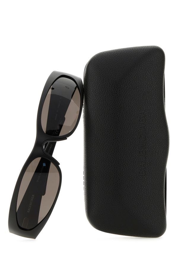 BALENCIAGA | Black aluminum Reverse Xpander 2.0 sunglasses