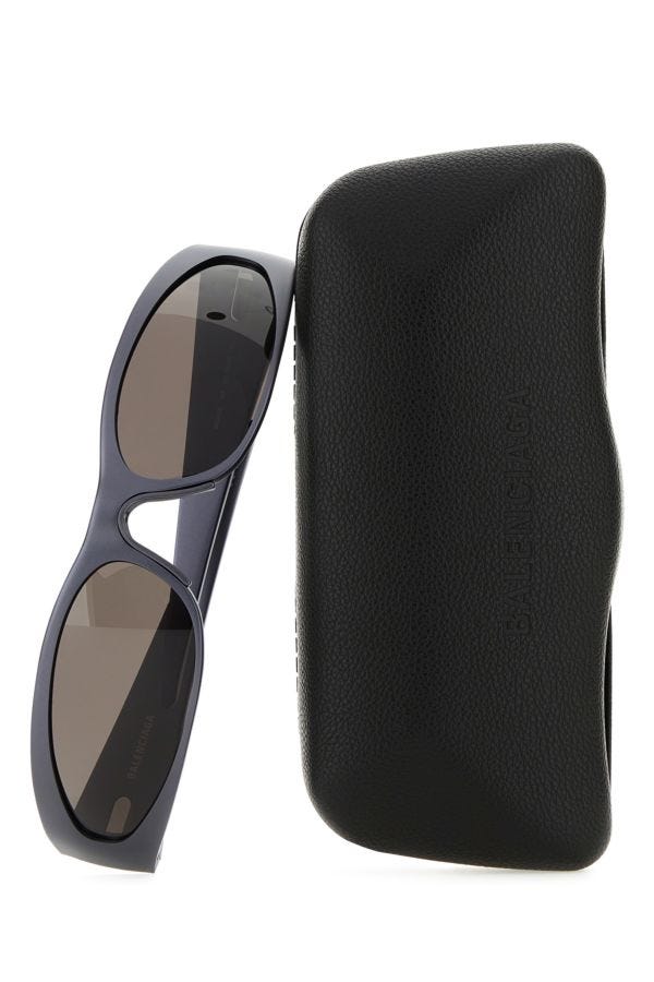 BALENCIAGA | Graphite aluminum Reverse Xpander 2.0 sunglasses