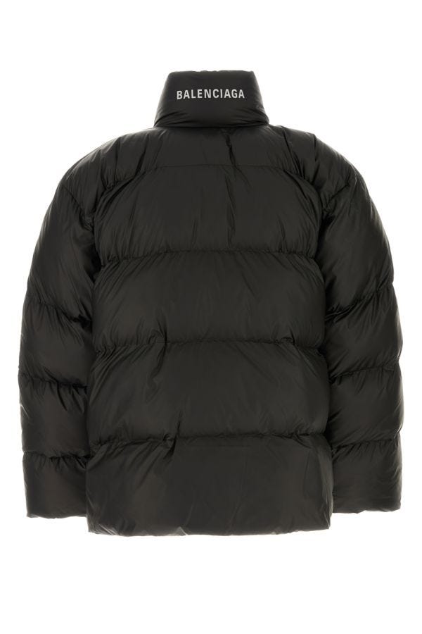 BALENCIAGA | Black nylon padded jacket