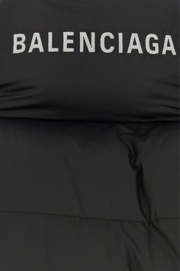 BALENCIAGA | Black nylon padded jacket
