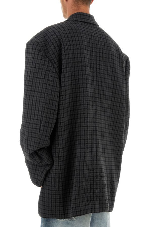 BALENCIAGA | Embroidered polyester blend oversize blazer