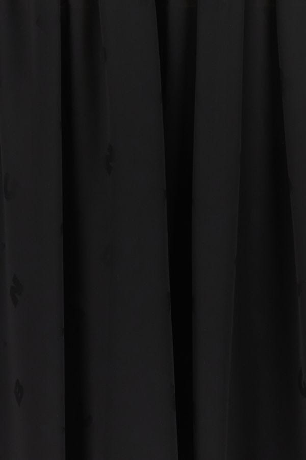 BALENCIAGA | Black satin skirt