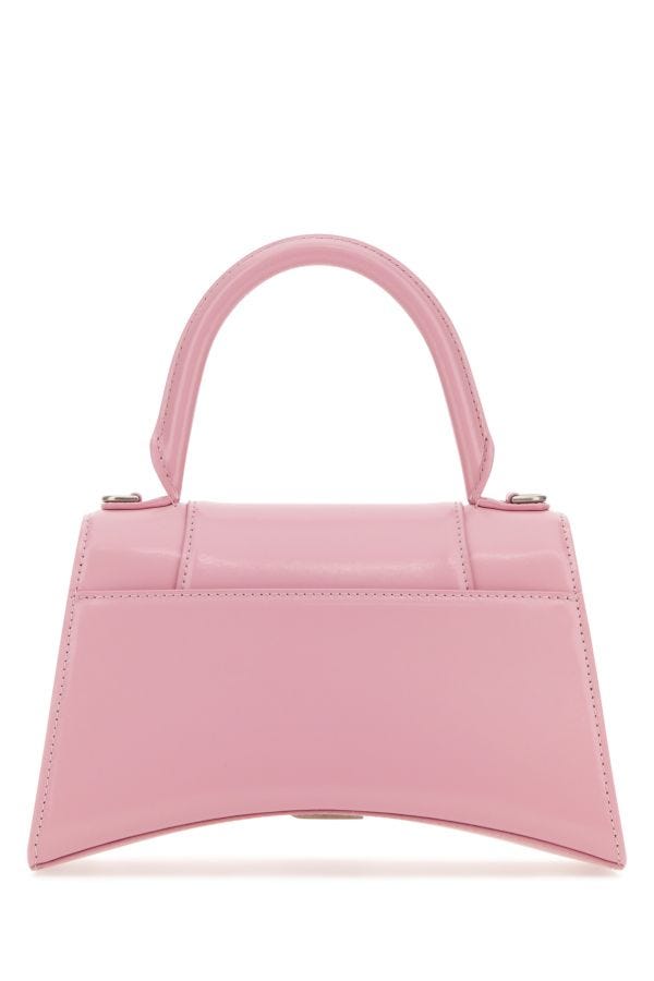 BALENCIAGA | Pink leather small Hourglass handbag