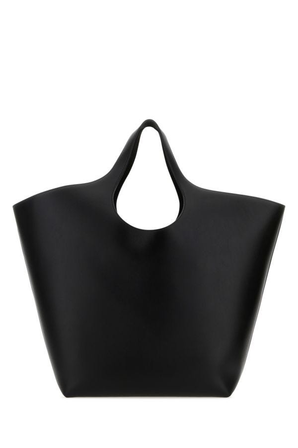 BALENCIAGA | Black leather large Mary-Kate shopping bag