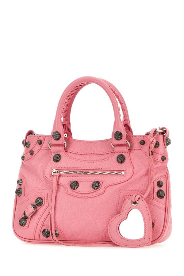 BALENCIAGA | Pink nappa leather Neo Cagole Tote M handbag