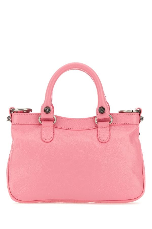 BALENCIAGA | Pink nappa leather Neo Cagole S handbag