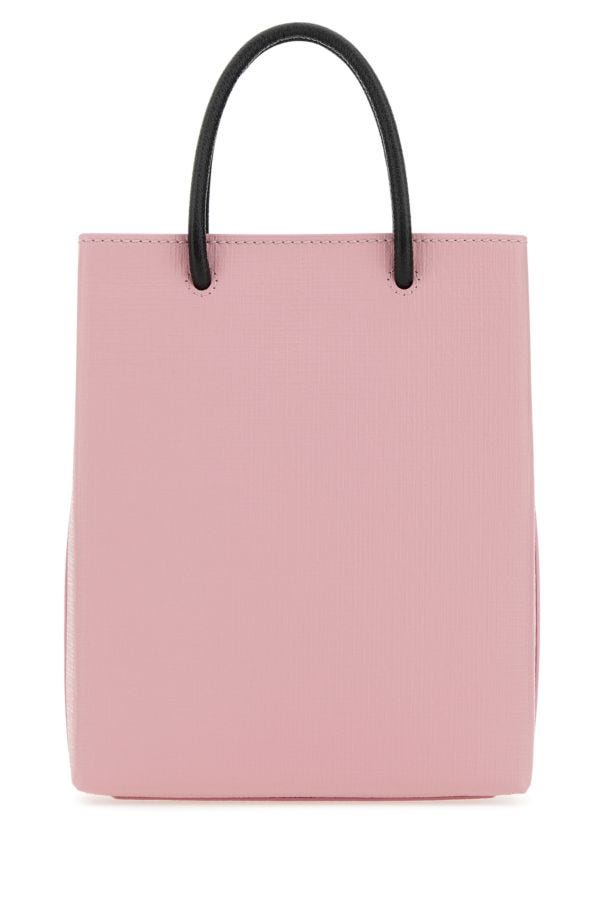 BALENCIAGA | Pastel pink leather phone case
