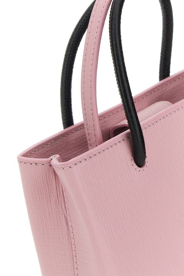 BALENCIAGA | Pastel pink leather phone case