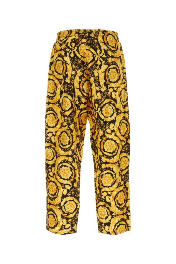 VERSACE | Printed satin pijama pant