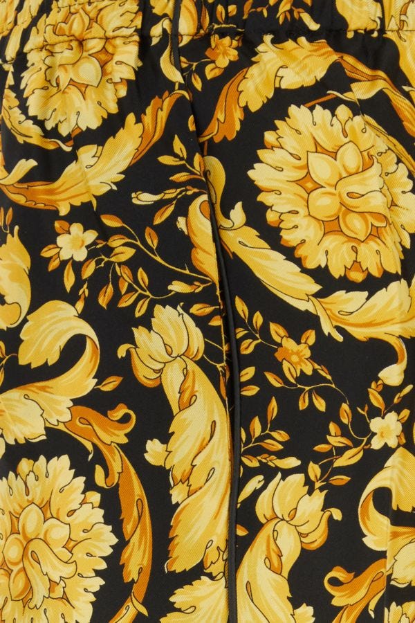 VERSACE | Printed satin pijama pant