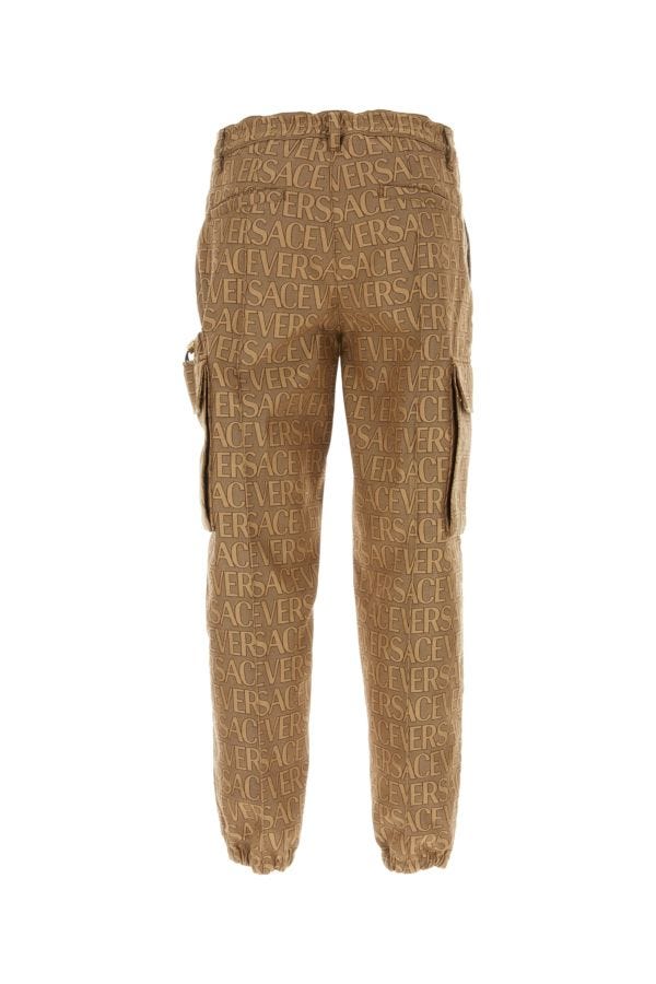 VERSACE | Embroidered jacquard Versace Allover cargo pant