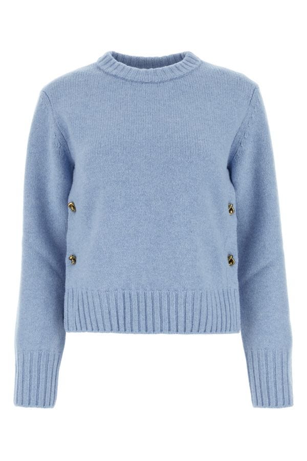 BOTTEGA VENETA | Powder blue wool sweater