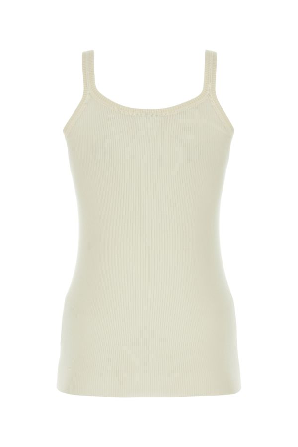BOTTEGA VENETA | Ivory wool tank top