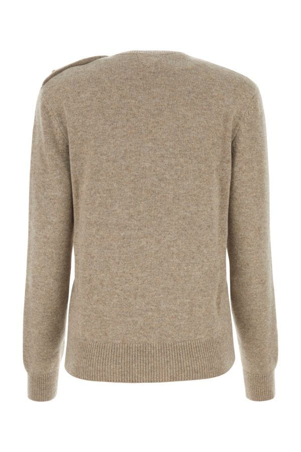 BOTTEGA VENETA | Dove grey stretch cashmere blend sweater