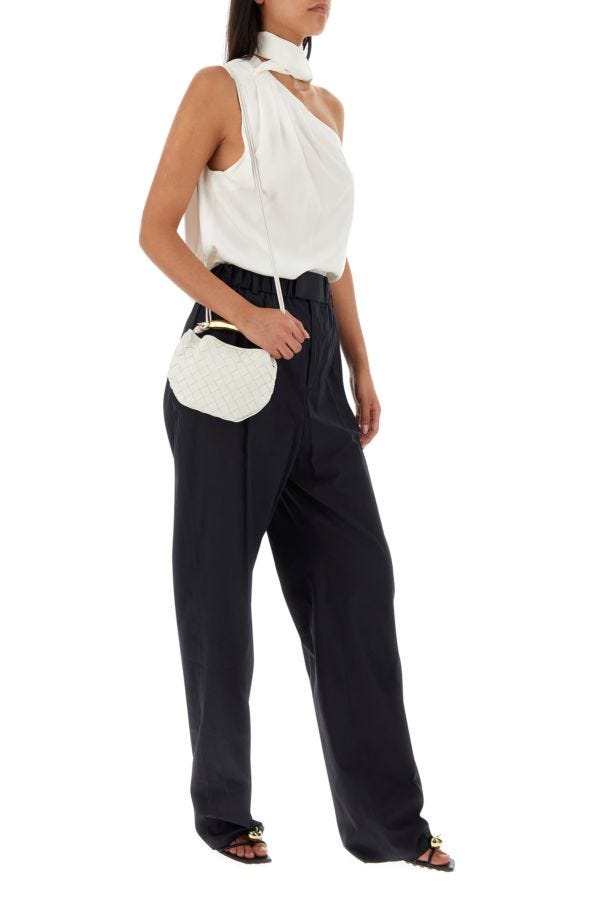 BOTTEGA VENETA | Dark blue cotton pant