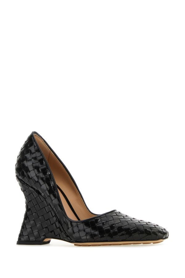 BOTTEGA VENETA | Black leather Comet pumps