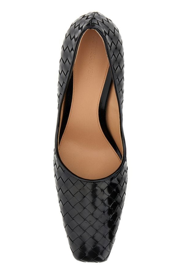 BOTTEGA VENETA | Black leather Comet pumps