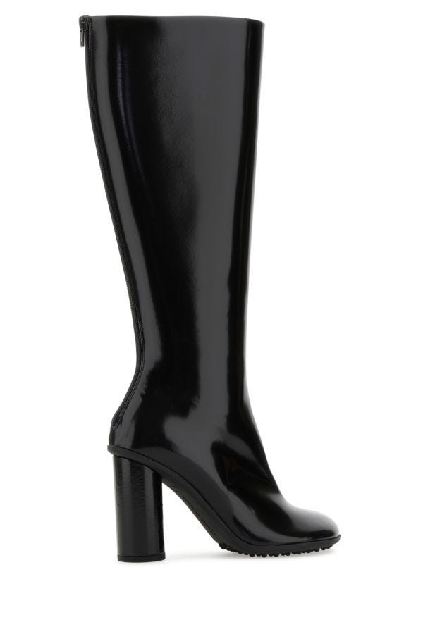 BOTTEGA VENETA | Black leather Atomic boots