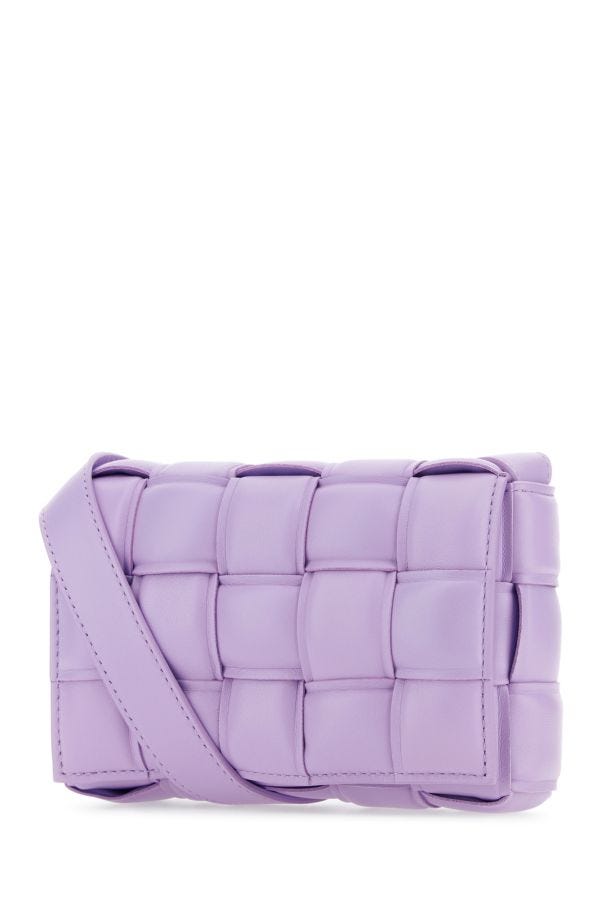 BOTTEGA VENETA | Lilac nappa leather small Padded Cassette crossbody bag