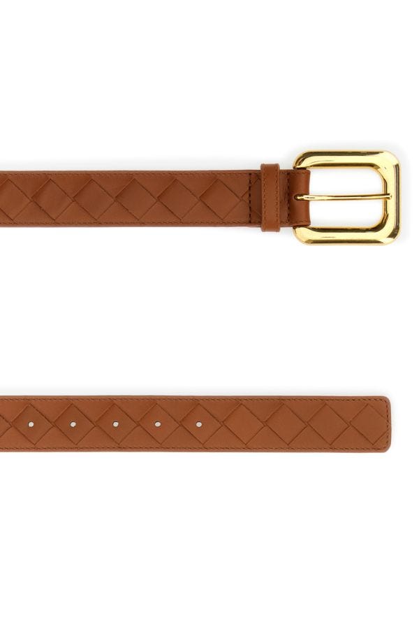 BOTTEGA VENETA | Light brown leather belt