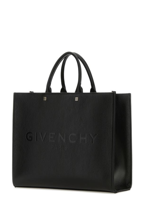 GIVENCHY | Black leather medium G-Tote handbag