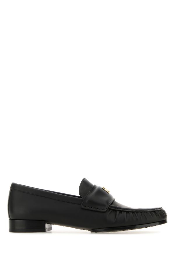 GIVENCHY | Black leather 4G loafers