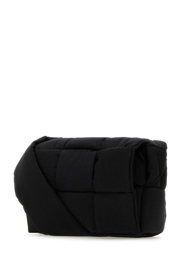 BOTTEGA VENETA | Black fabric Cassette crossbody bag