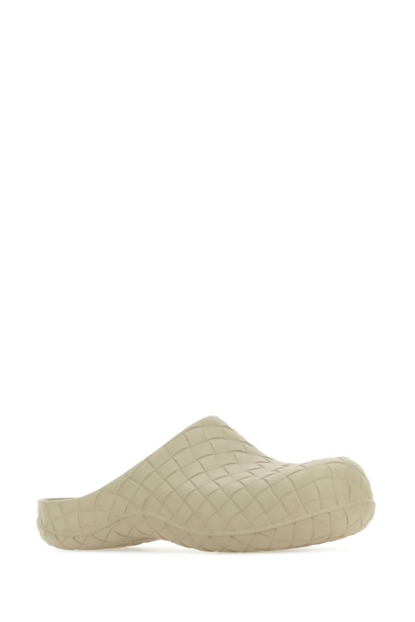 BOTTEGA VENETA | Light grey rubber Beebee mules