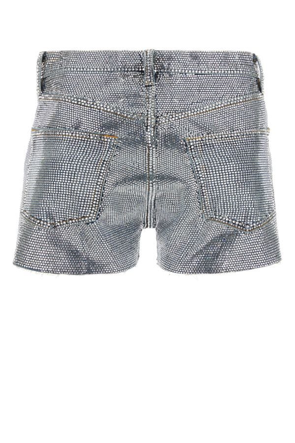MAISON MARGIELA | Embellished denim shorts