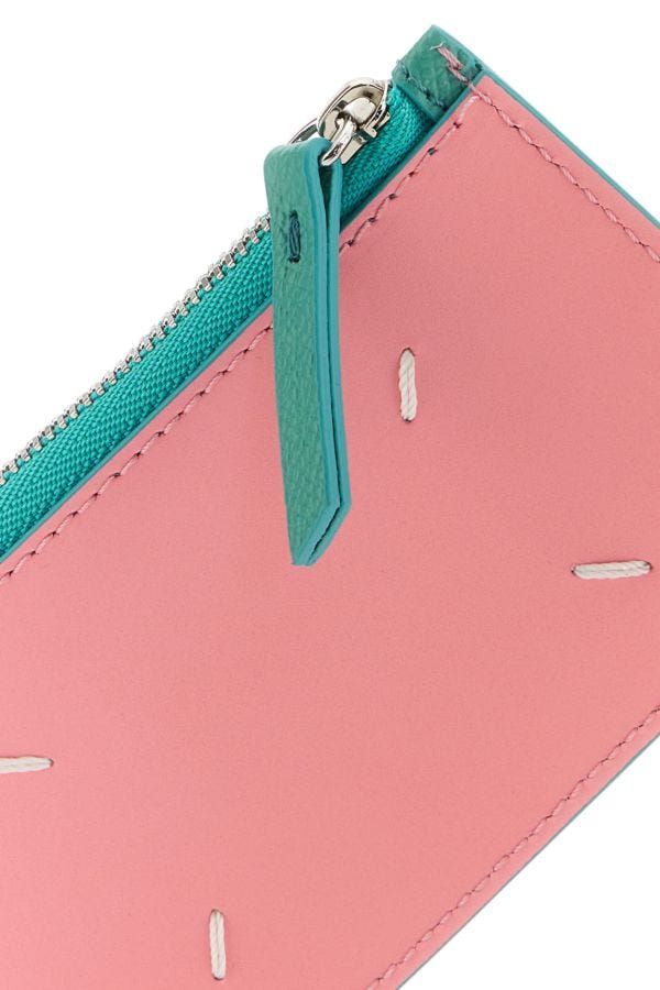 MAISON MARGIELA | Two-tone leather card holder