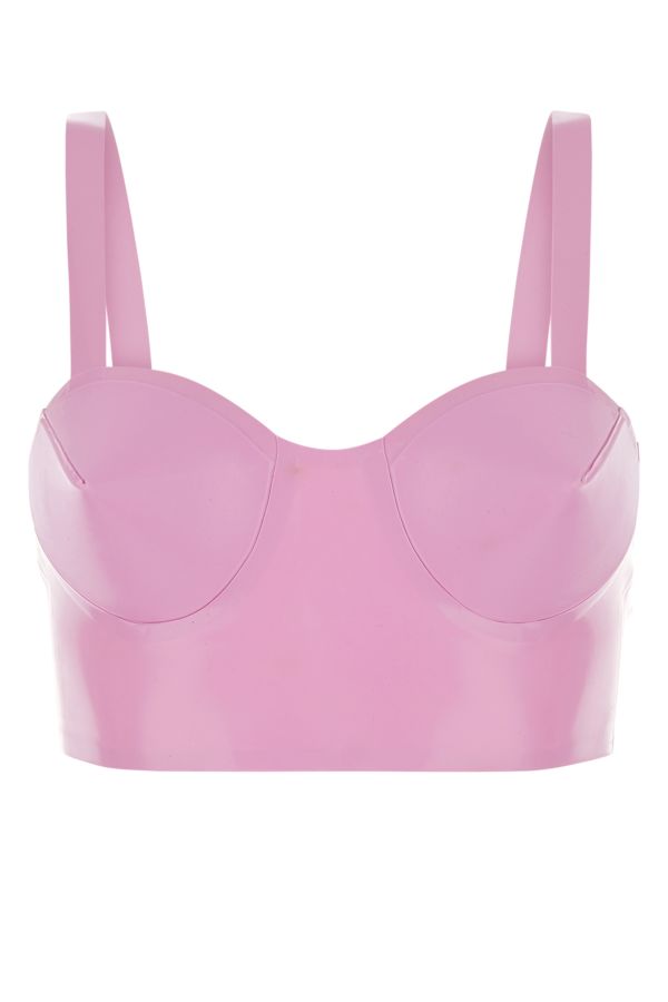MAISON MARGIELA | Prink rubber crop-top