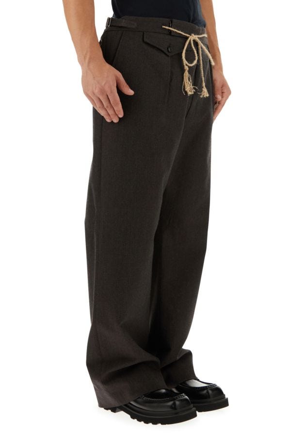 MAISON MARGIELA | Dark brown wool pant