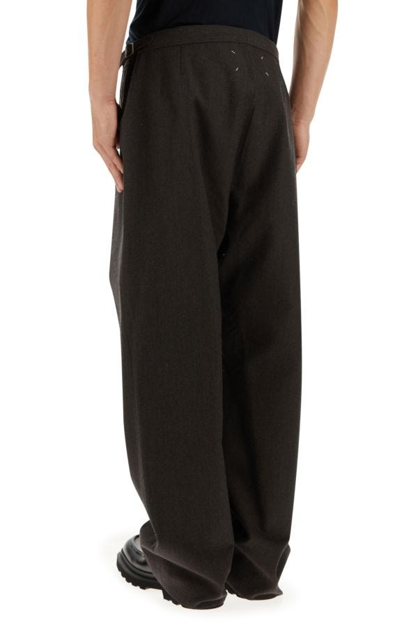 MAISON MARGIELA | Dark brown wool pant