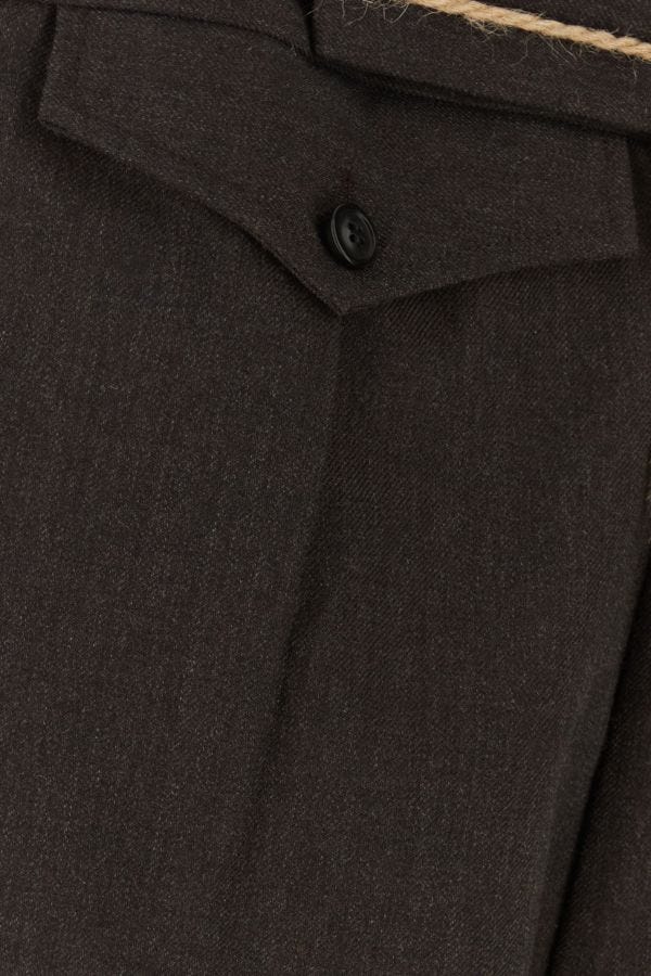 MAISON MARGIELA | Dark brown wool pant
