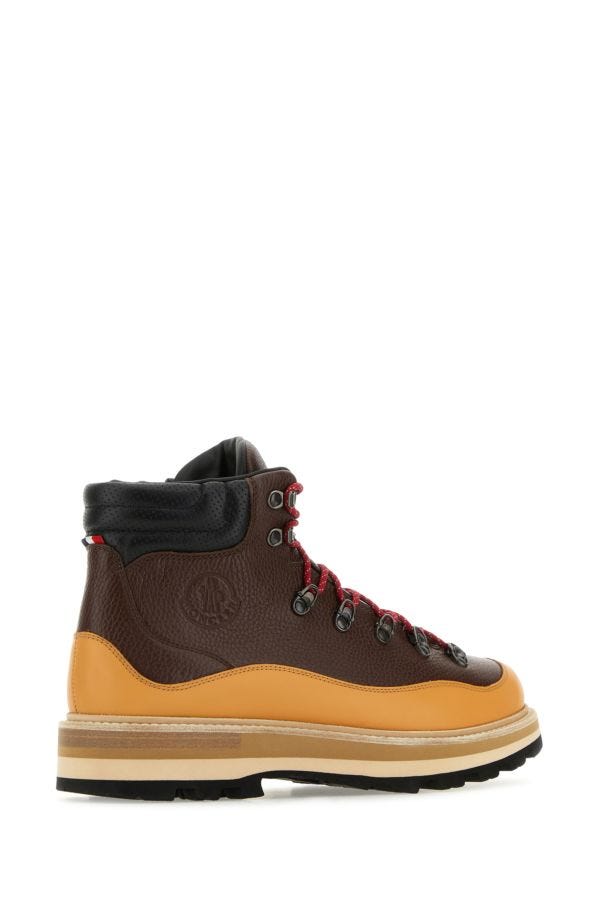 MONCLER | Multicolor leather Peka Trek ankle boots