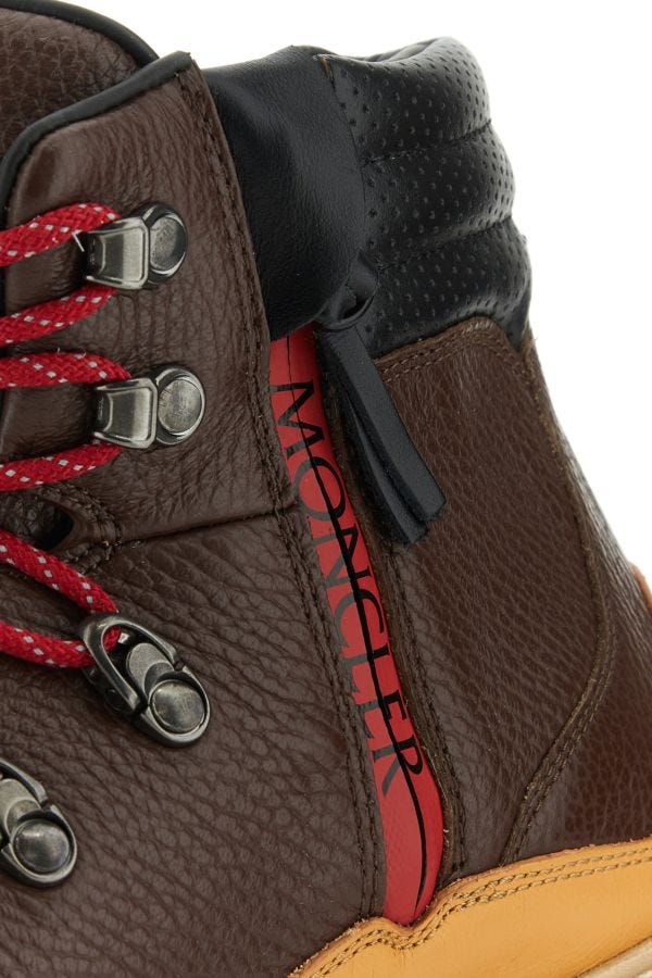 MONCLER | Multicolor leather Peka Trek ankle boots