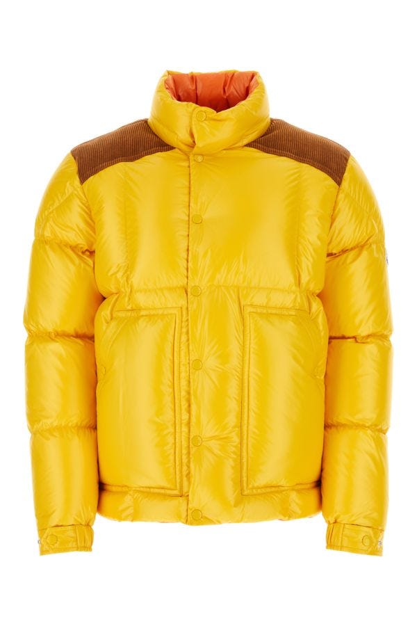 MONCLER | Yellow polyester Ain down jacket
