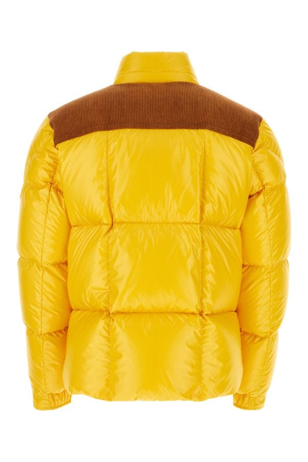 MONCLER | Yellow polyester Ain down jacket