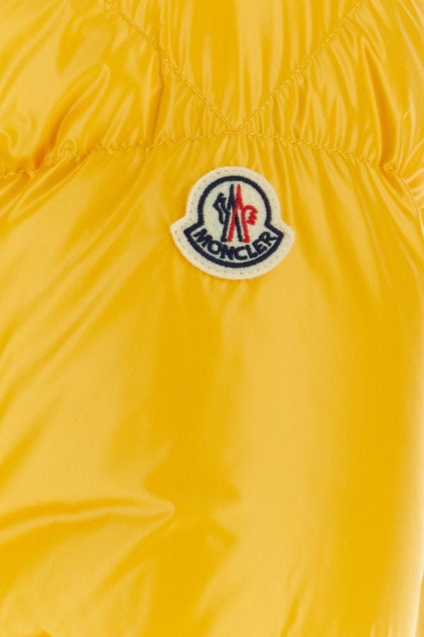 MONCLER | Yellow polyester Ain down jacket