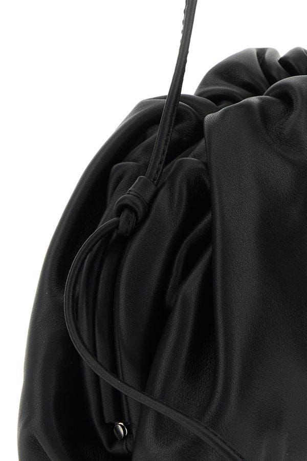 BOTTEGA VENETA | Black nappa leather mini Pouch clutch