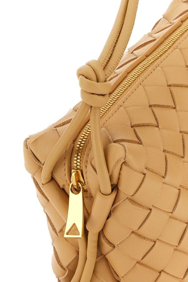 BOTTEGA VENETA | Skin pink leather mini Loop crossbody bag
