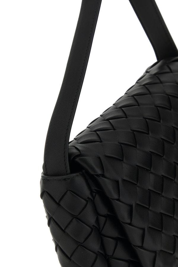 BOTTEGA VENETA | Black leather small Cobble crossbody bag
