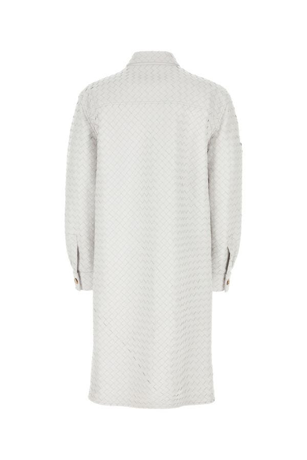 BOTTEGA VENETA | White leather coat