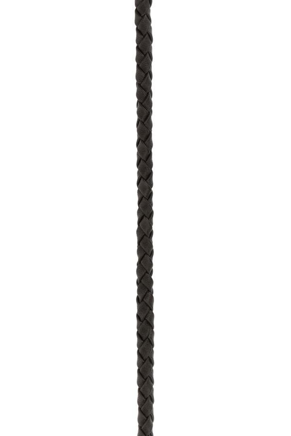 BOTTEGA VENETA | Dark brown nappa leather Andiamo belt