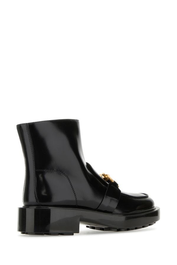 BOTTEGA VENETA | Black leather Monsieur ankle boots