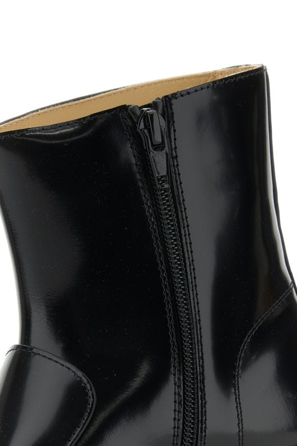 BOTTEGA VENETA | Black leather Monsieur ankle boots