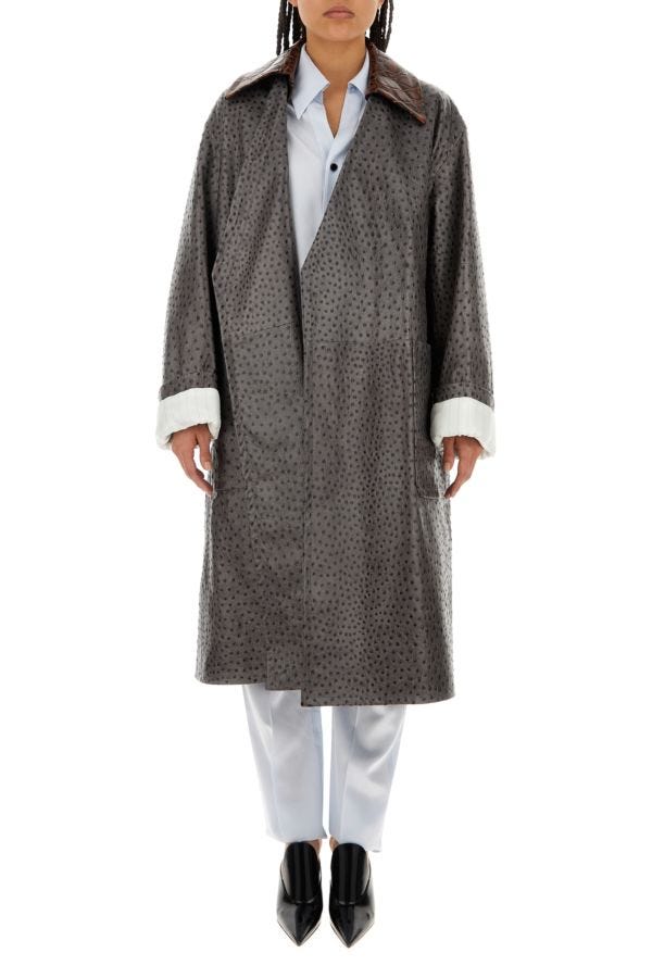 BOTTEGA VENETA | Pastel light-blue twill shirt
