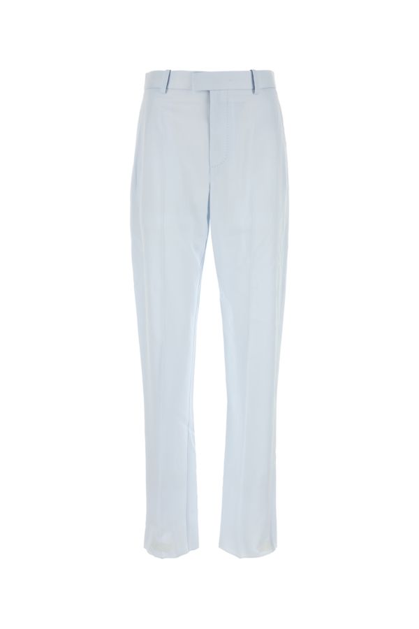 BOTTEGA VENETA | Pastel light-blue twill pant
