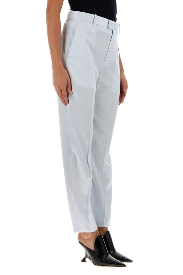 BOTTEGA VENETA | Pastel light-blue twill pant