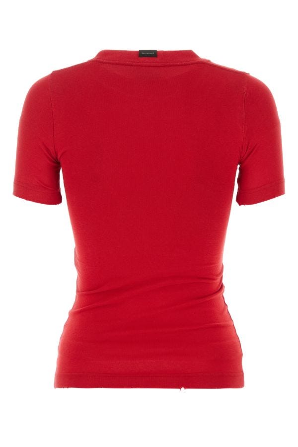 BALENCIAGA | Red cotton t-shirt